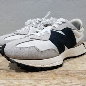 NEW BALANCE Women's 327 Running Shoes (9B|Men's 7.5) White/Black